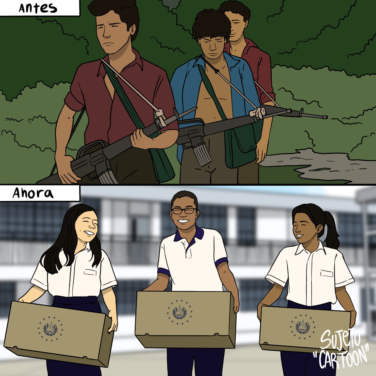 Sujeto Cartoon tweet media