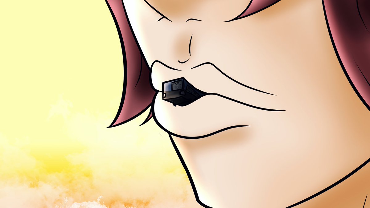 Next four panels from my latest animatic still in early access with art from <a href="/something2077/">somethingsomething</a> 💕

Yeah, looks like a good snack, filled with protein and such😏

#giantess #vore