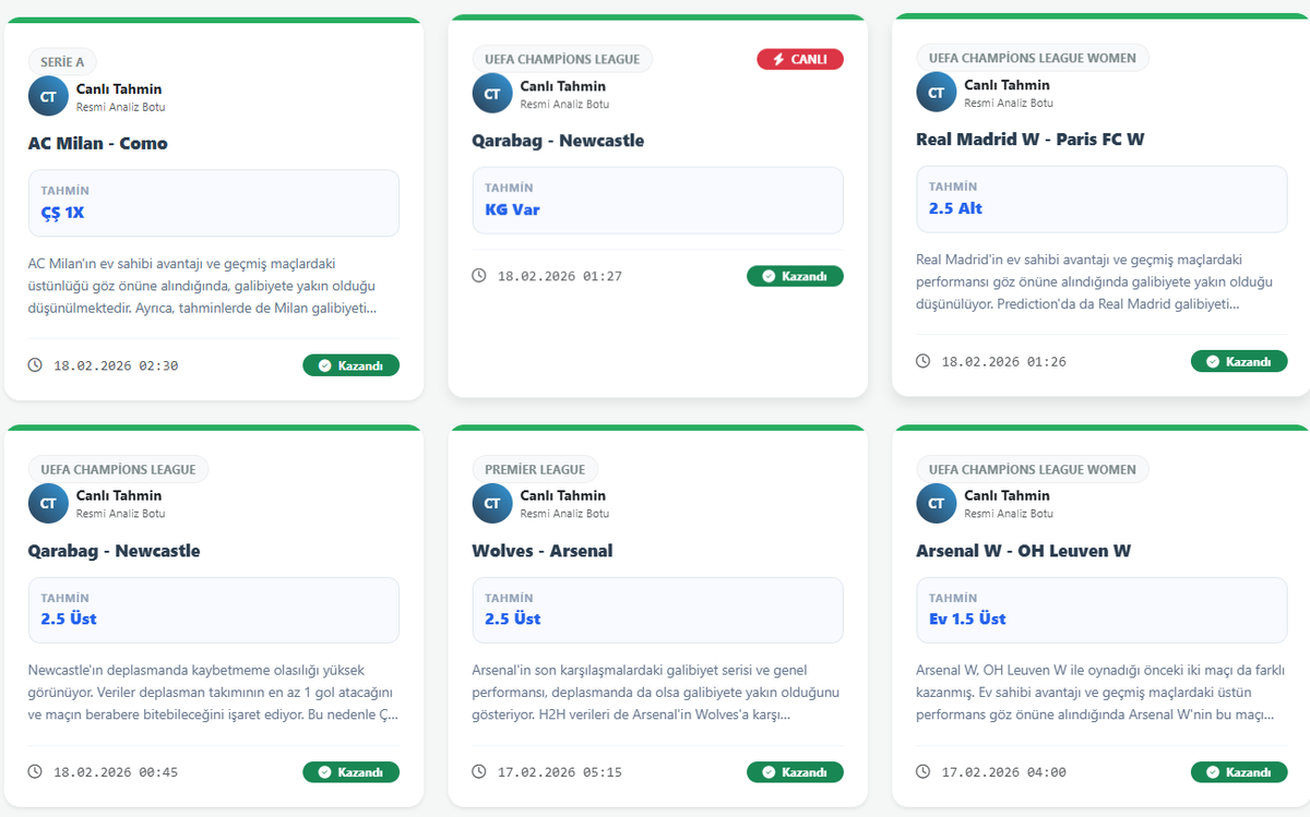 İNTERNET SİTESİ canlitahmin.com/tahminler.php

📷 Android: play.google.com/store/apps/det…
📷 iOS: apps.apple.com/tr/app/canl%C4…