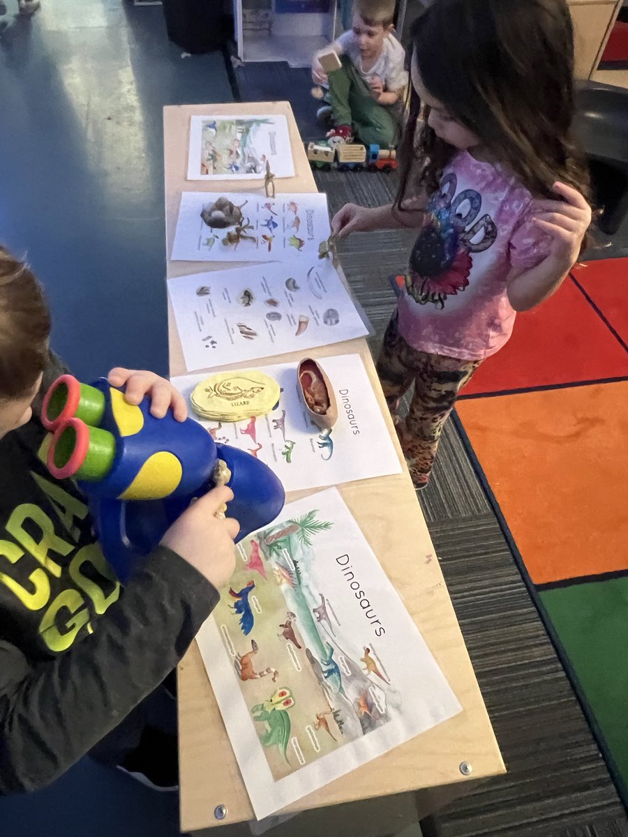 Our Cougar Cubs are learning about DINOSAURS this week! 🦖🦕