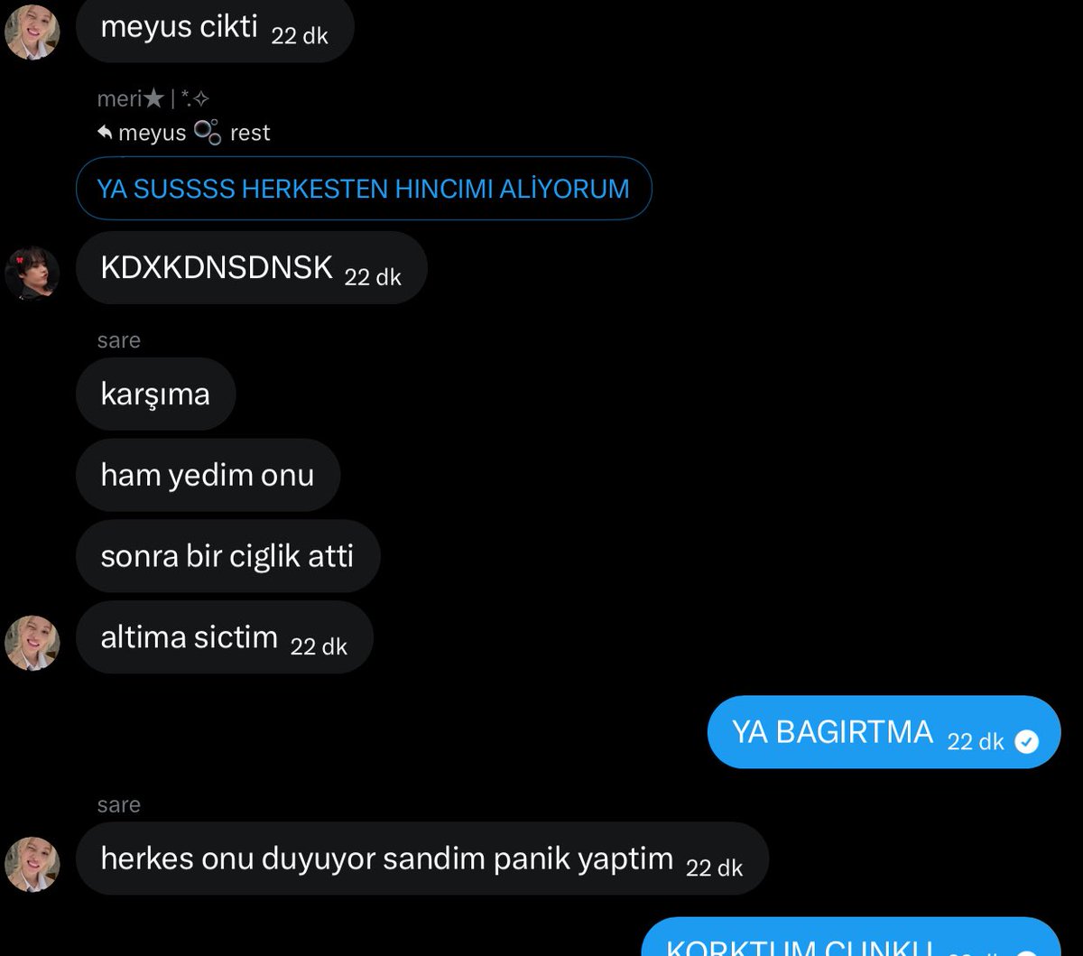 Gecenin köründe ciglik attiranlar utansın