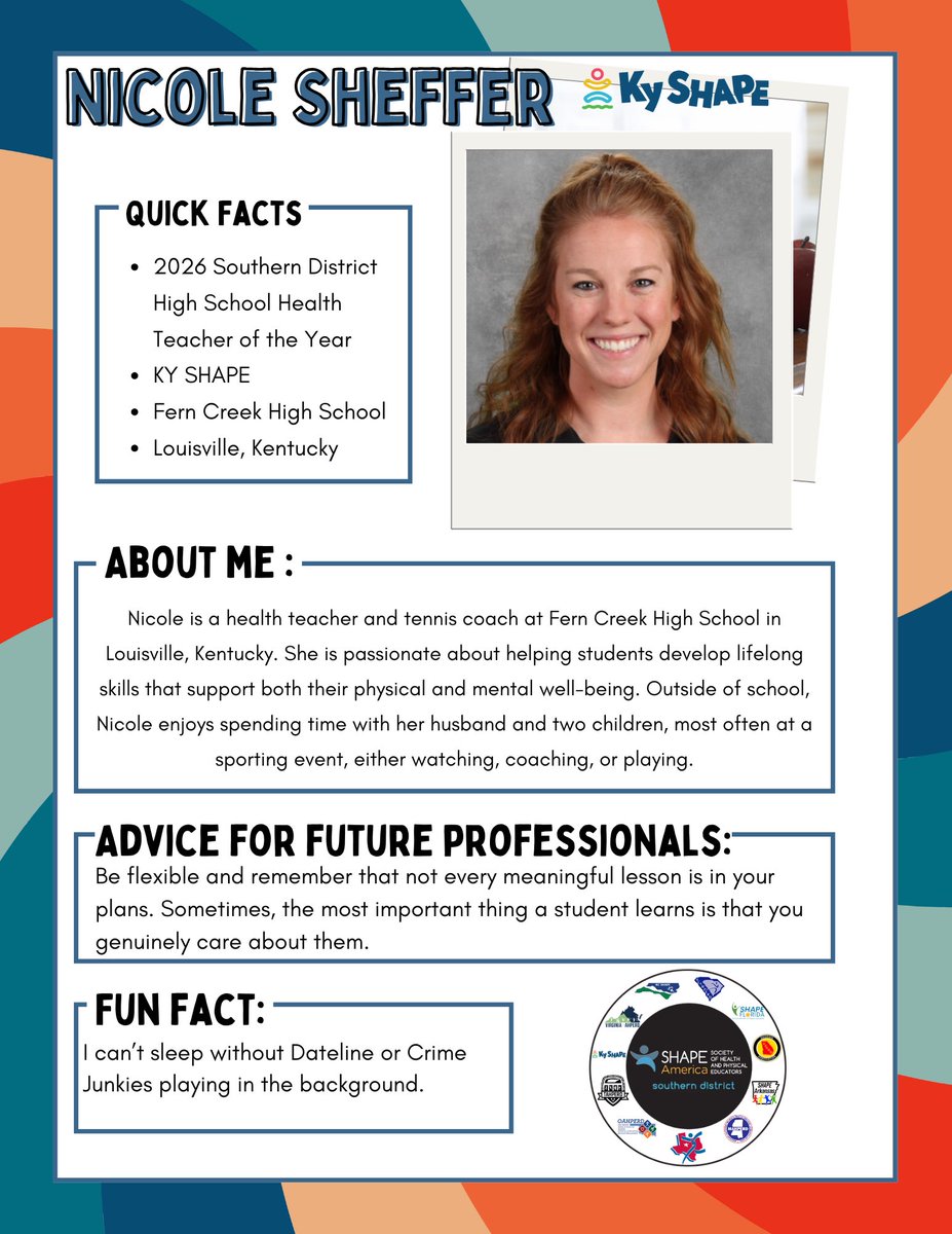 SHAPE America Southern District tweet media