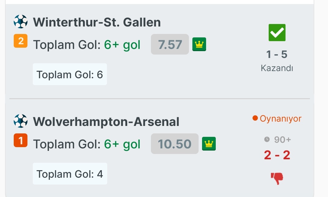 Kötü askıda kaldık. Arsenal 7 8 gol atacağı maçta dalga geçer gibi top oynadı sonunda da çıkartmadı 2-2 kaldı. Club brugge de üzdü. ST gallen yanına başka maç alan varsa afiyet olsun.