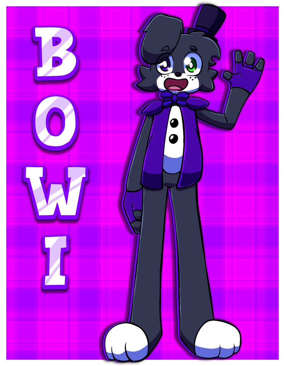 ¡Bowi 2026 está listo!

Este será el diseño que tendrá mi oc este año y los siguientes, muchísimas gracias a <a href="/yohiver06/">Yohiver06</a> por la ayuda que me ha dado durante estos 3 años 🫂

#FNAF