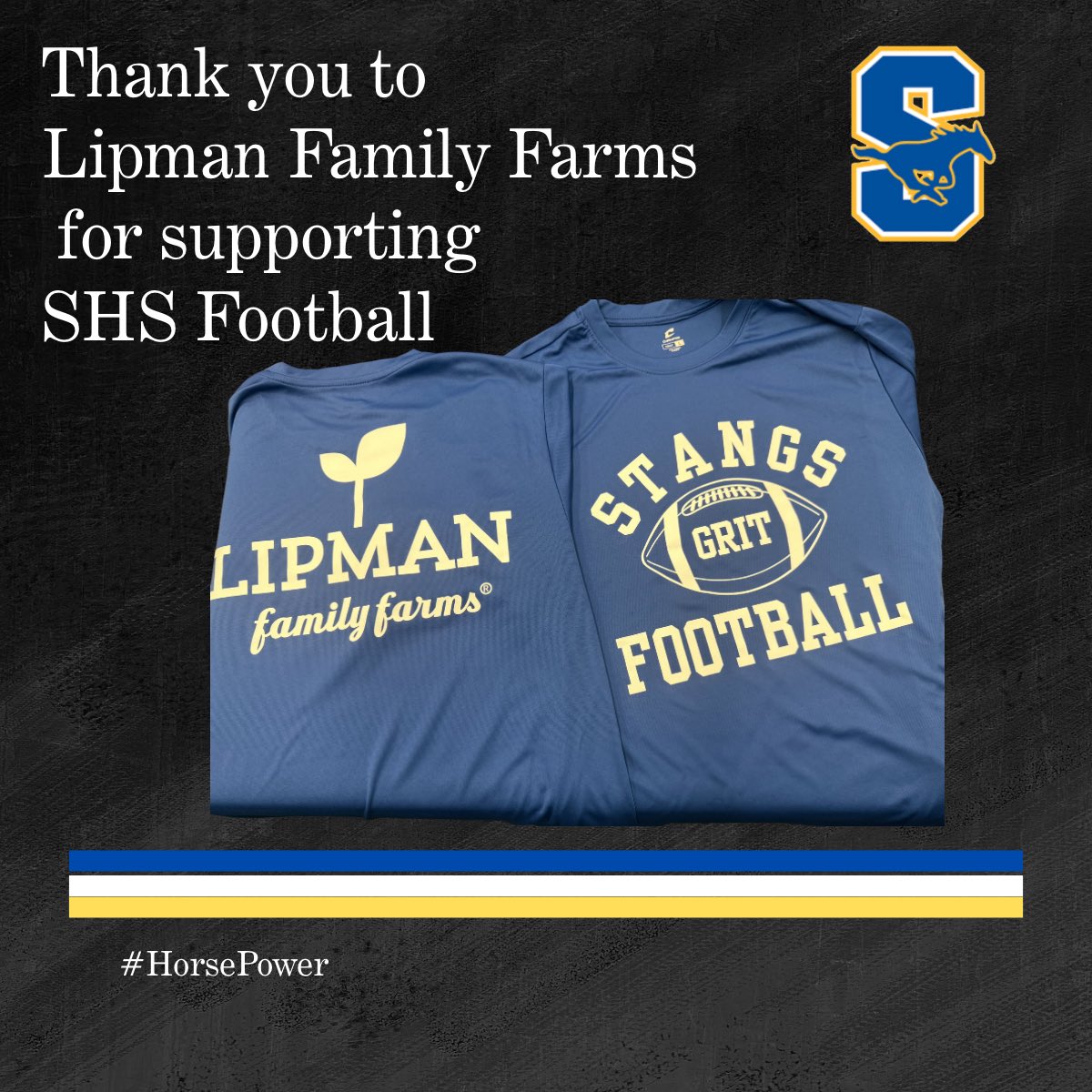 SHS football tweet media