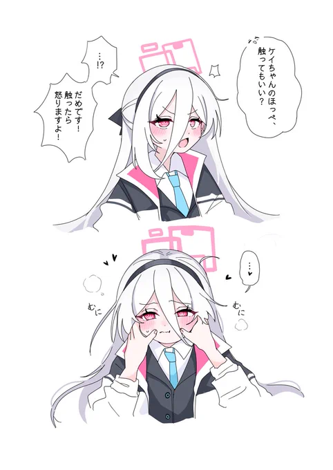 #ブルアカ
ケイちゃん🐥🤍🖤 