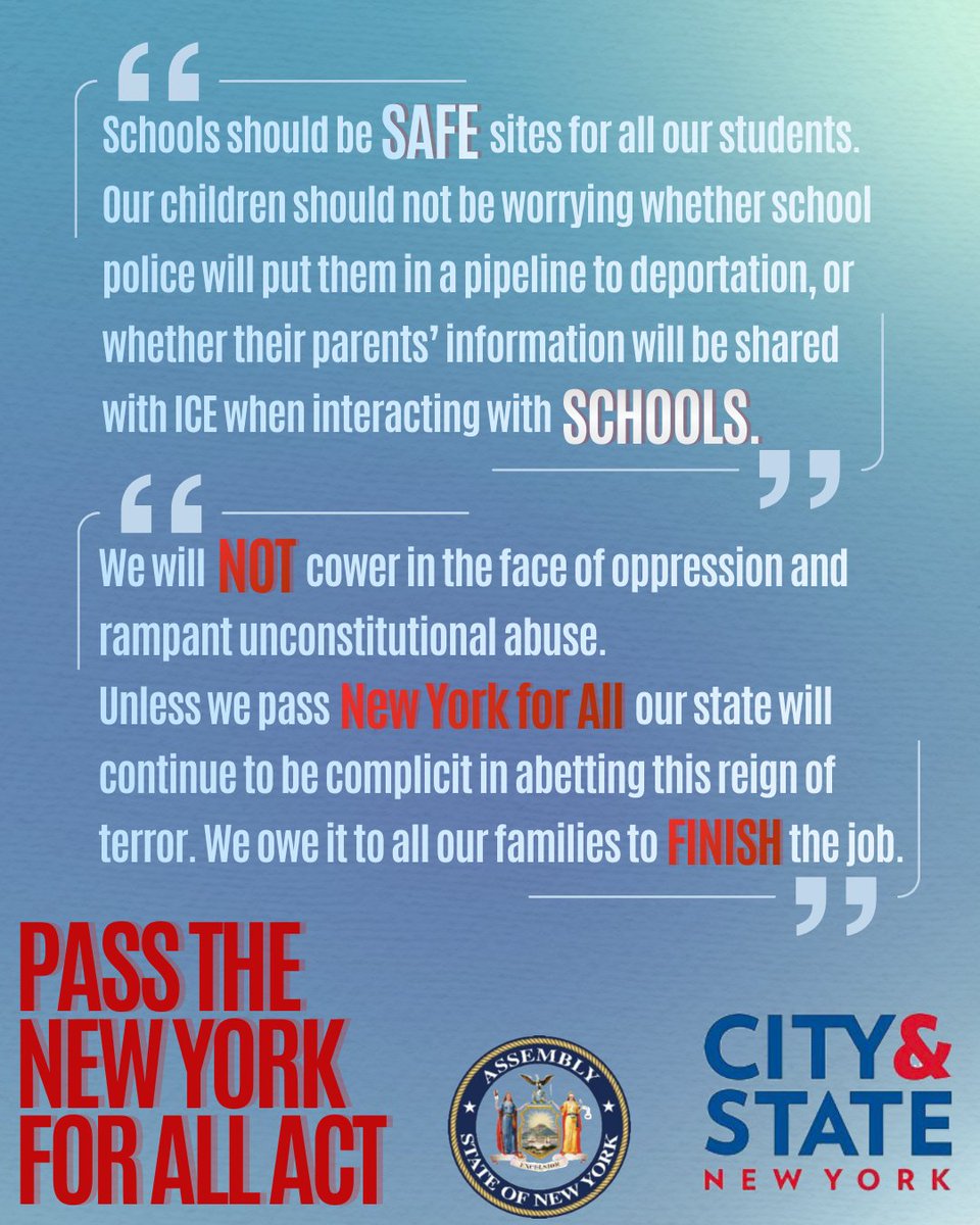 KarinesReyes87's tweet photo. We MUST pass NY4A to protect the children and families in our communities (immigrant and citizen alike).
You can find the full article through the linktree in my bio. #ny4all #teamreyes #ad87 #antiice https://t.co/Za3qoodlaq