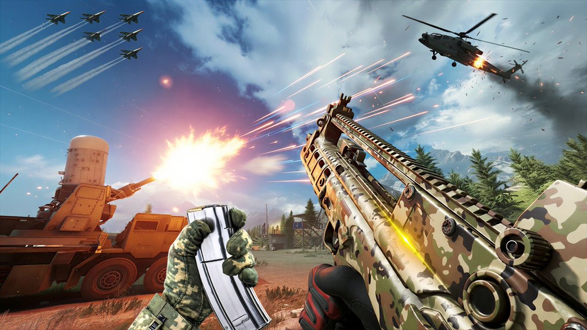 Using the new assault rifle live on Twitch with <a href="/YourBigBroSteve/">YourBigBrotherSteve</a> twitch.tv/neon_pwa