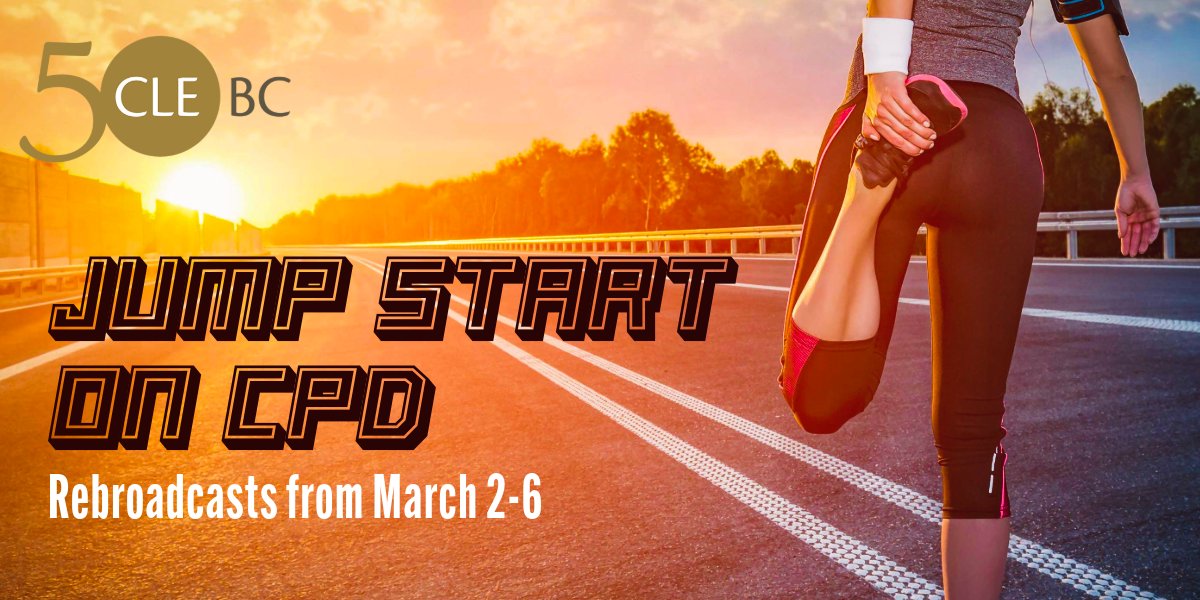 The Continuing Legal Education Society of BC tweet media