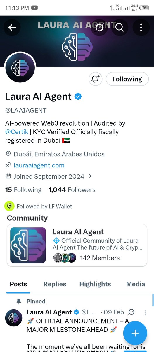 Captain_Of_X's tweet photo. @LFWallet @LAAIAGENT @shehumls 
@selor 
@Abdulla8187 

@LAAIAGENT 
@LFWallet 
Done ✅ https://t.co/6NlNhzPqTn