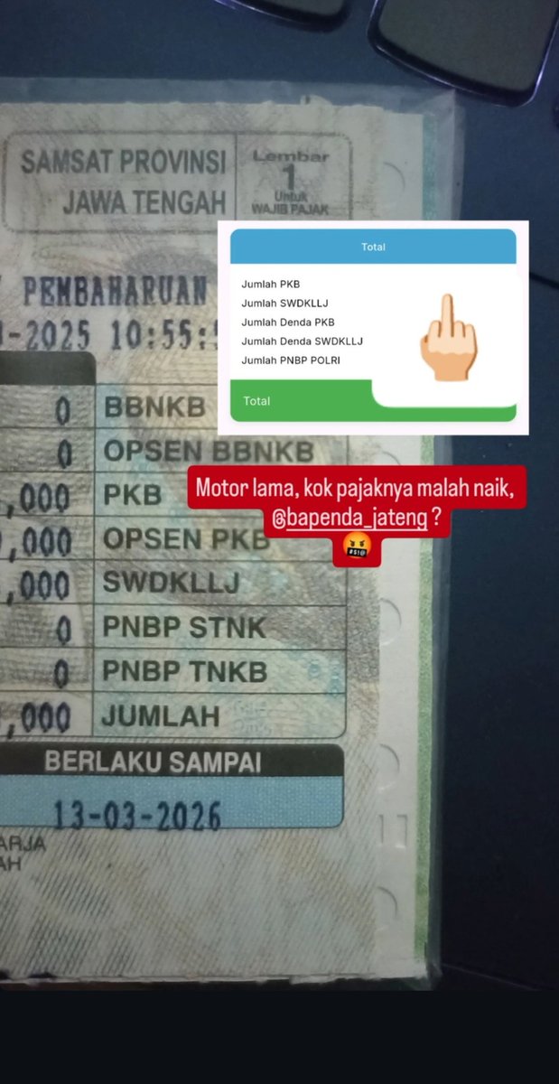 Kok bisa pajak motor lama malah naik, <a href="/BPPD_JATENG/">BAPENDA JATENG #MasSajak</a> ?