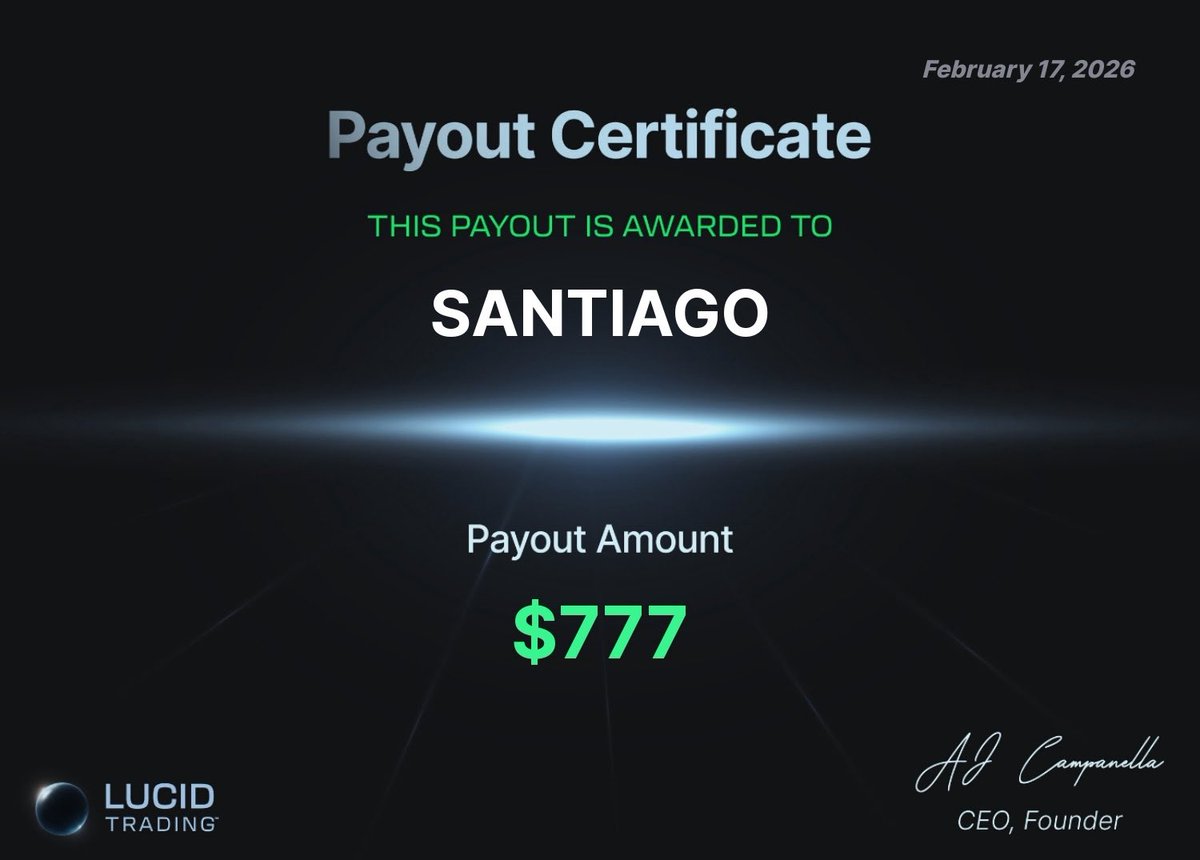 Santee369's tweet photo. Thanks to Lucid Trading https://t.co/S0FQx3MjMn