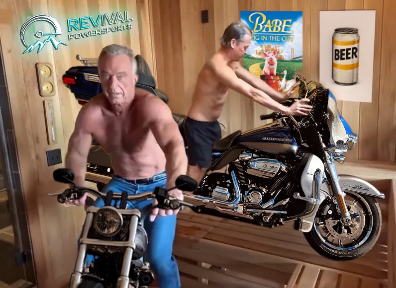 RevPowerCanada's tweet photo. Me and the boys in the garage waiting for the snow to melt. https://t.co/l4mI2ojSK2