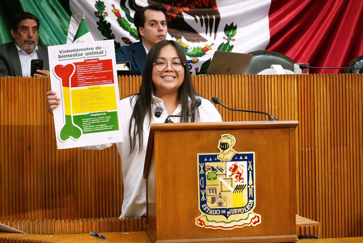 #Local  Piden <a href="/DiputadosMCNL/">Diputados MC NL</a>  violentómetro de bienestar animal en Nuevo León
<a href="/MarisolGzzElias/">Marisol González</a> 

laredpuntocom.mx