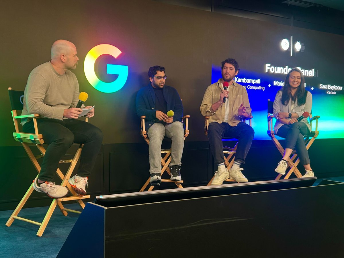 Spent the AM at <a href="/Google/">Google</a> SF celebrating the <a href="/particle_news/">Particle News</a> Android app launch! Big congrats to <a href="/pandemona/">sara beykpour</a> &amp; team! 

Fun to see some very familiar faces too 👀