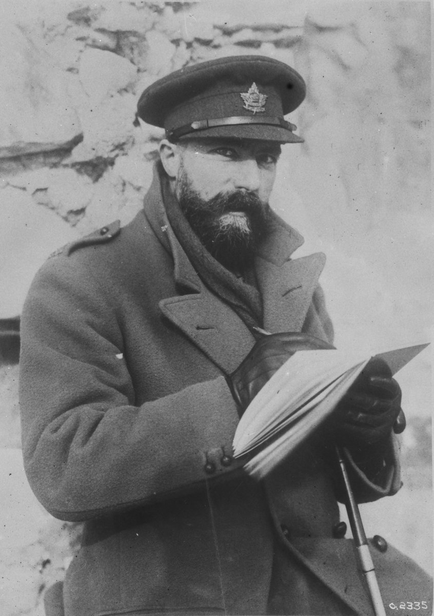 oldcanadaseries's tweet image. Augustus John, a British artist, on the Canadian front in December, 1917 during WWI. credit: library &amp;amp; archives of canada