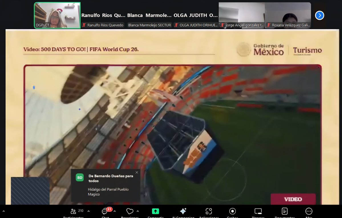 COMETUD's tweet image. ¡Inicia la Capacitación Nacional para la Cultura y Hospitalidad Turística Mundialista! Junto a @SECTUR_mx, la Mtra. Carolina Rosales Díaz lideró la 1ra sesión sobre Turismo Deportivo. 
​Próximas fechas:
📅 25/Feb
📅 4, 11, 18 y 25/Mar
​¡Profesionalizando el sector! ⚽️🇲🇽 #Turismo