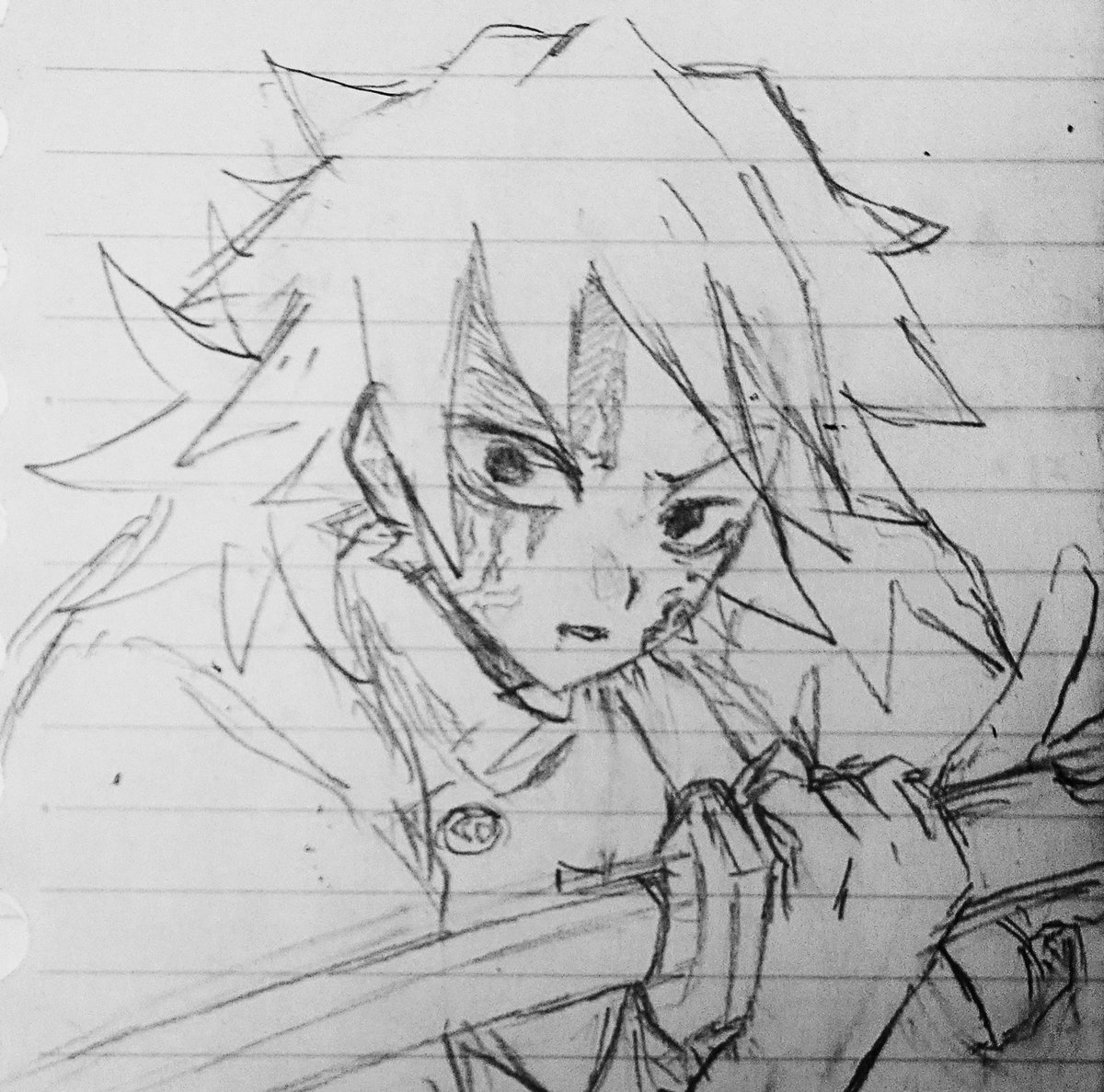 HCl_5566's tweet photo. 落描き義勇さん https://t.co/NNVAT1VSWF