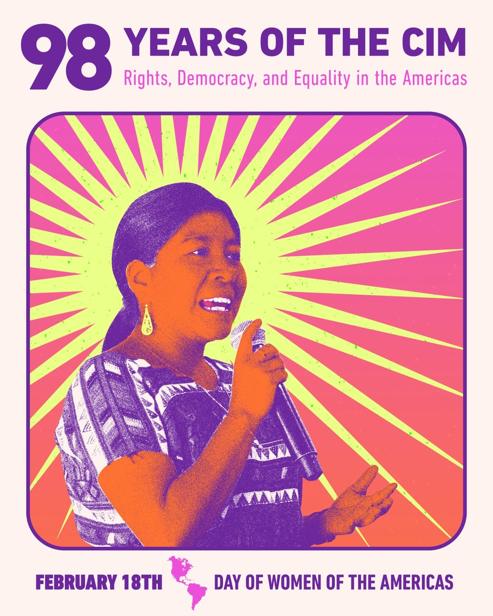 Inter-American Commission of Women (CIM) tweet media