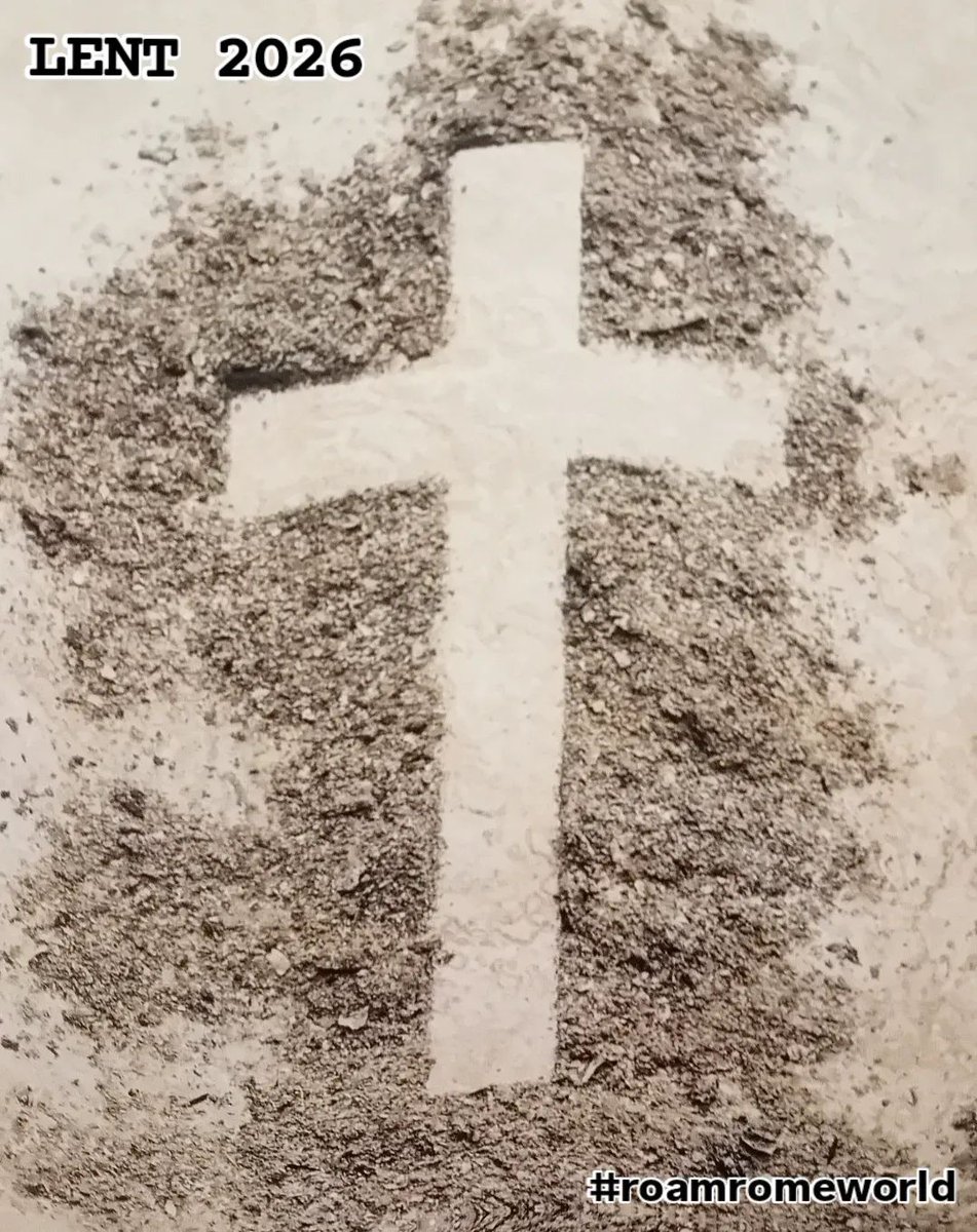 roamromeworld's tweet photo. We wish you a very blessed season of Lent 

#roamromeworld #lentseason #Lent2026 #AshWednesday #roamtheworld #Lent #ashes #cross https://t.co/8hvUgui1HP