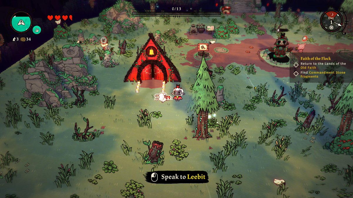hyungdeuki's tweet photo. im playing cult of the lamb and guess who im gonna try to do https://t.co/AaCaurgQJ0