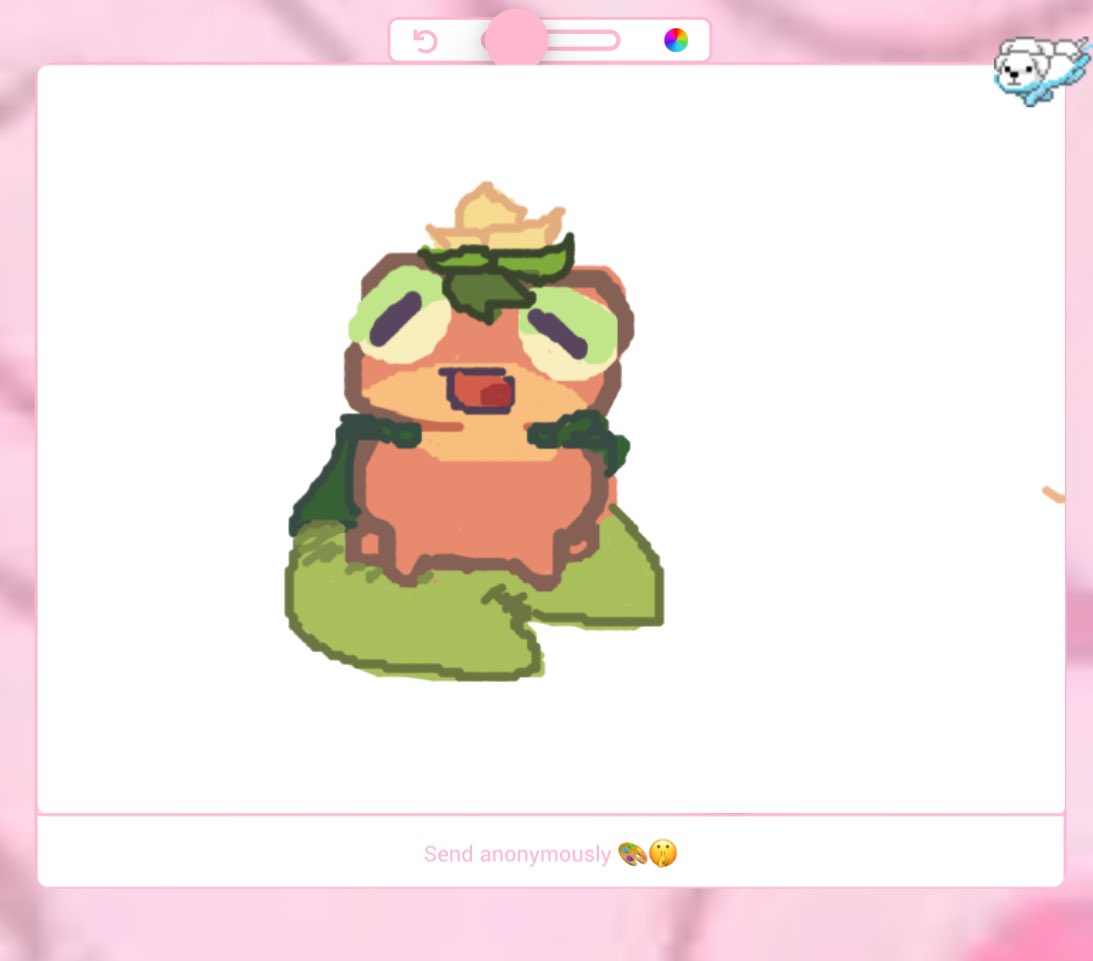 fruity_lynn's tweet photo. drew frogue for irl oomf and was proud enougj to post it
#BannerfallSMP #inthelittwood #itlwart #frogue https://t.co/A5o9WAudQq