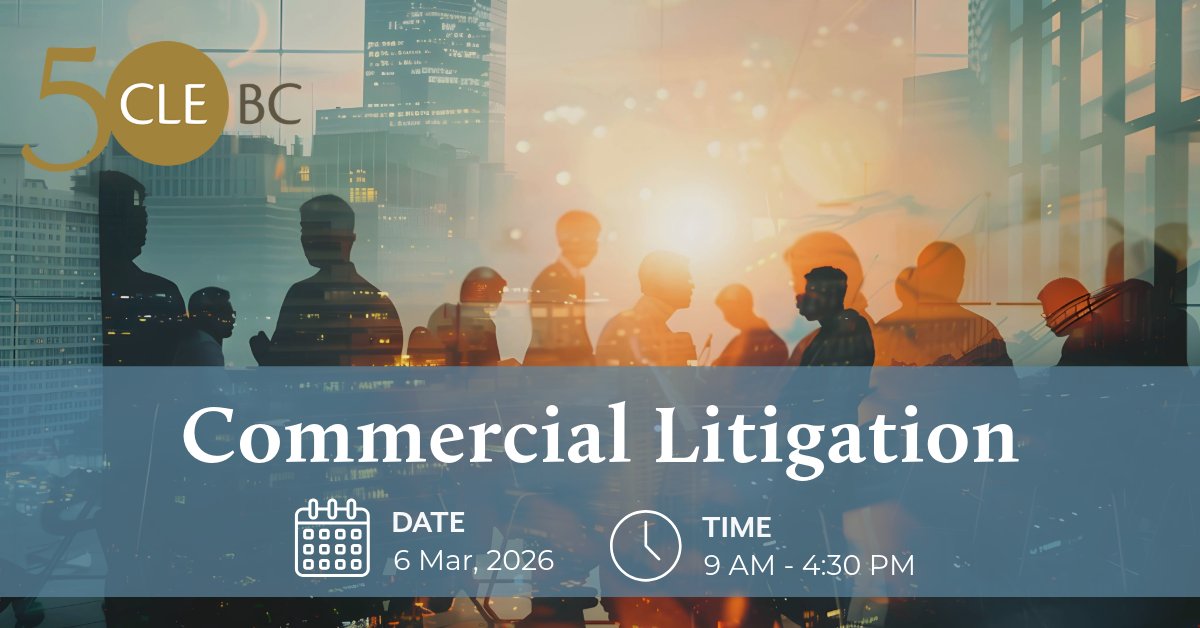 The Continuing Legal Education Society of BC tweet media