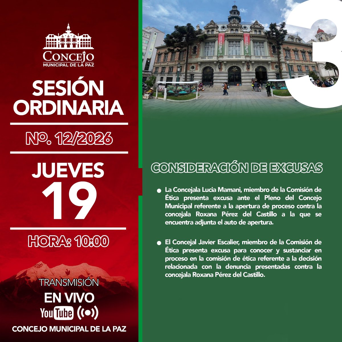 Concejo Municipal de La Paz tweet media