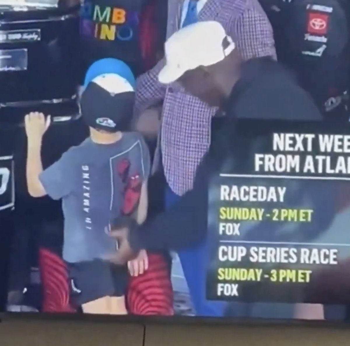 NBAMemes's tweet image. Tyler Reddick finally addresses the awkward televised moment between MJ and his son 😳👉bit.ly/ReddickJordan