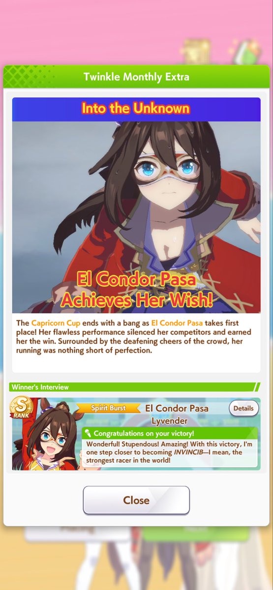JFreeland's tweet photo. We win these. #capricorncup #umamusume https://t.co/g509R380HC
