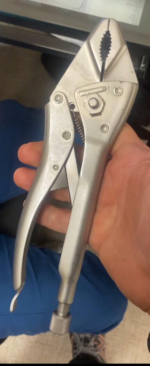 natenotabot1234's tweet image. If you thought your tools were expensive, if not overpriced you haven’t seen what the orthopedic field pays for stamped steel Vice grips.