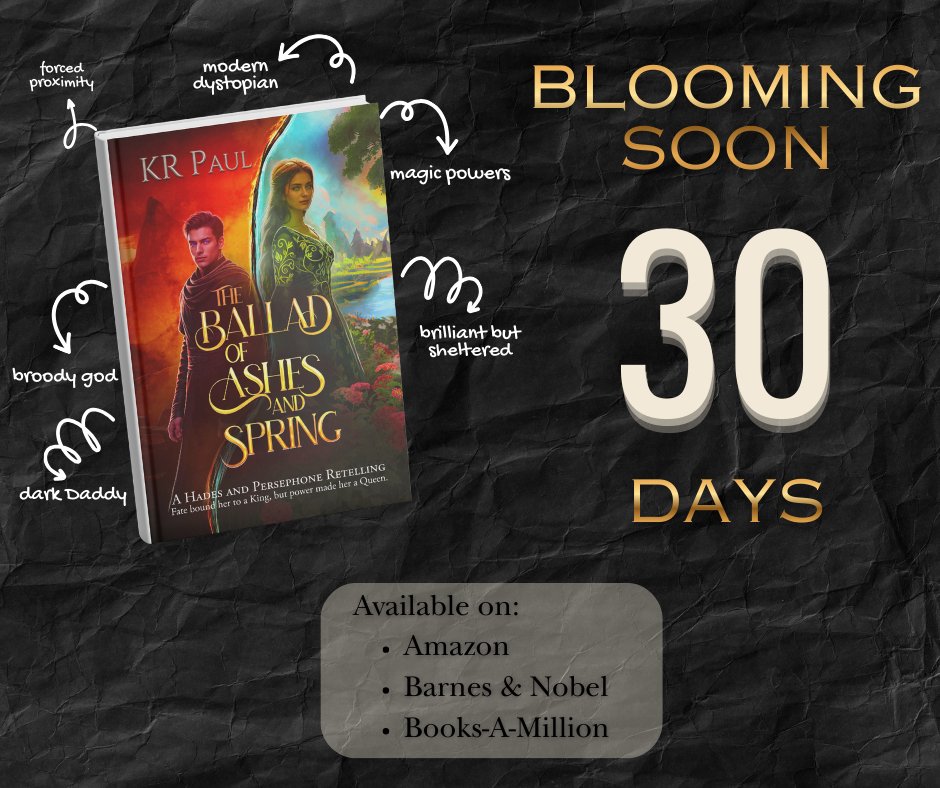 ONE MONTH OUT!
Have you preordered? amzn.to/40gWxS7