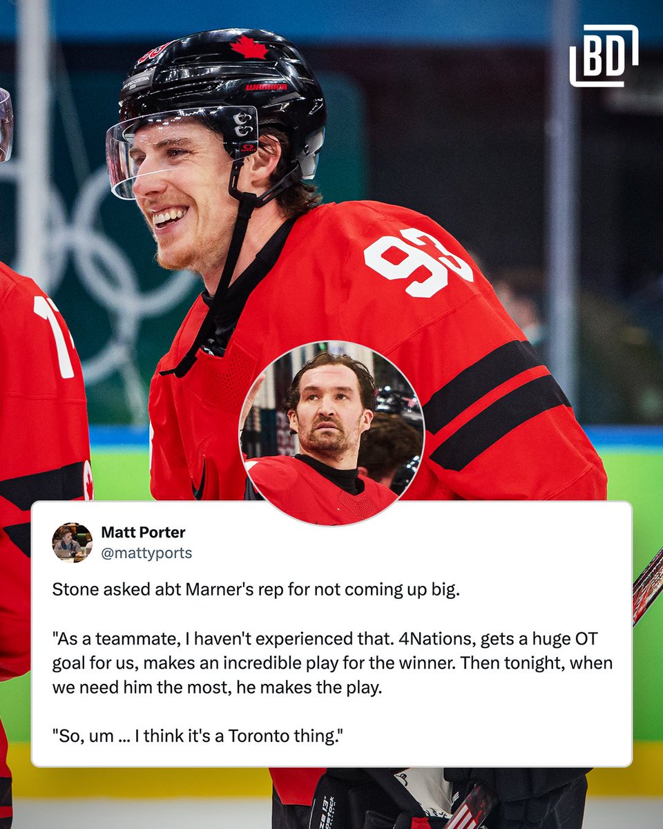 BarDown's tweet image. Mark Stone with a dig at Leafs fans 👀

(via: @mattyports)