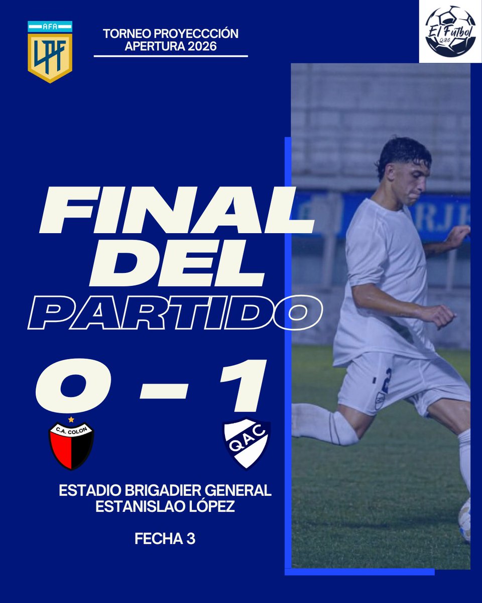 ElfutbolQAC's tweet photo. ¡GANÓ QUILMES Y SIGUE INVICTO! 🍻

⚽ Con gol de Lisandro Santomé (@lichasantome) Cat 2007 a lo último del encuentro, el Cervecero acumula 2 victorias y 1 empate.

🔜 La próxima jornada será el 3 de marzo frente a Platense, en Vicente López.

#quilmes #torneoproyección #colón https://t.co/IdLAi1dPrM