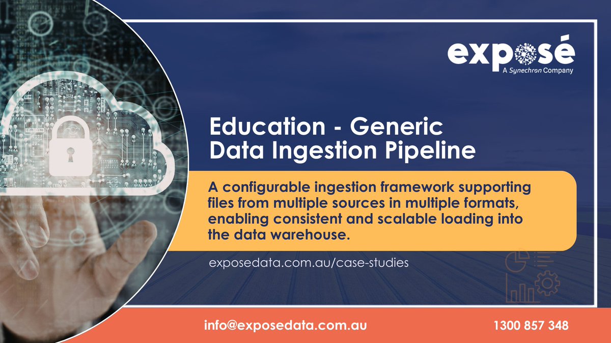 ExposeData's tweet photo. Still building a new ingestion pipeline for every data source? We helped an education provider replace fragmented feeds with one scalable, configurable ingestion framework. Less code. Faster onboarding. Stronger governance.

👉 https://t.co/MN8CK8XsUa

#Education #DataEngineering https://t.co/RLf5LMMHol