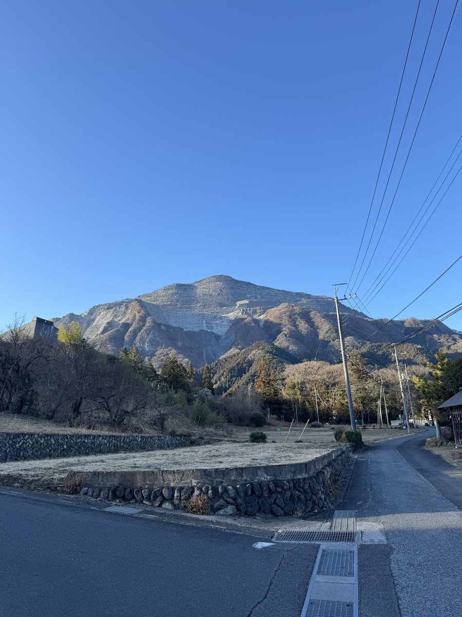 本日の武甲山