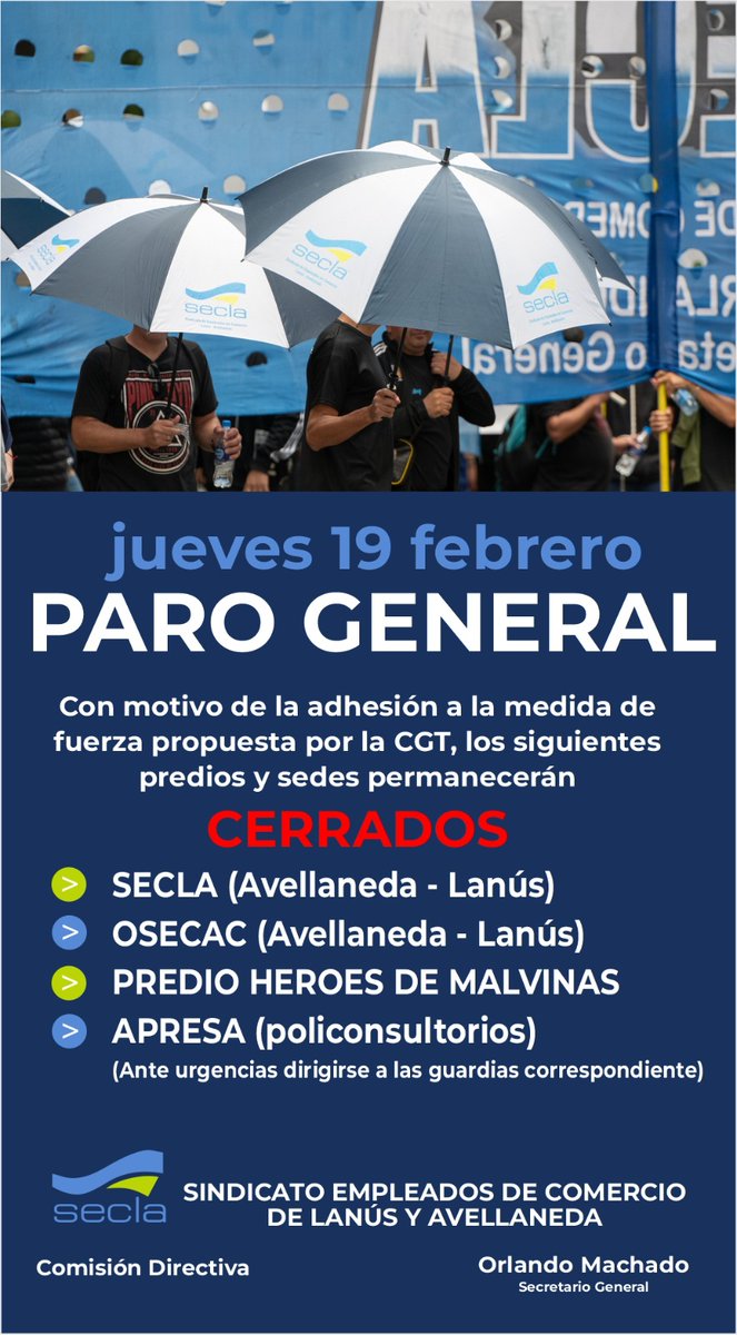 SECLA tweet media