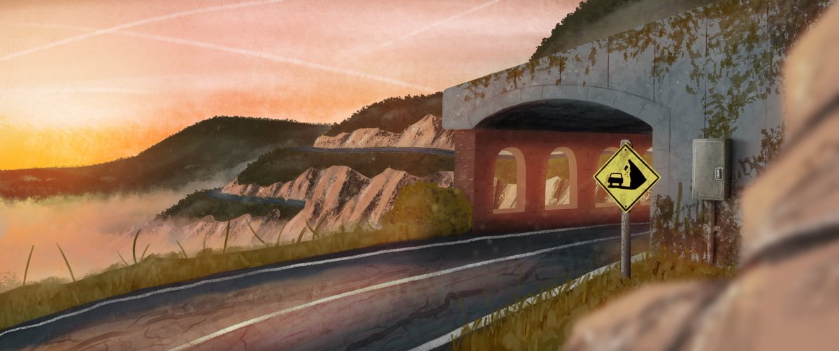 Made a more detailed environment this time! Forced myself to keep going even though I stalled out a few times