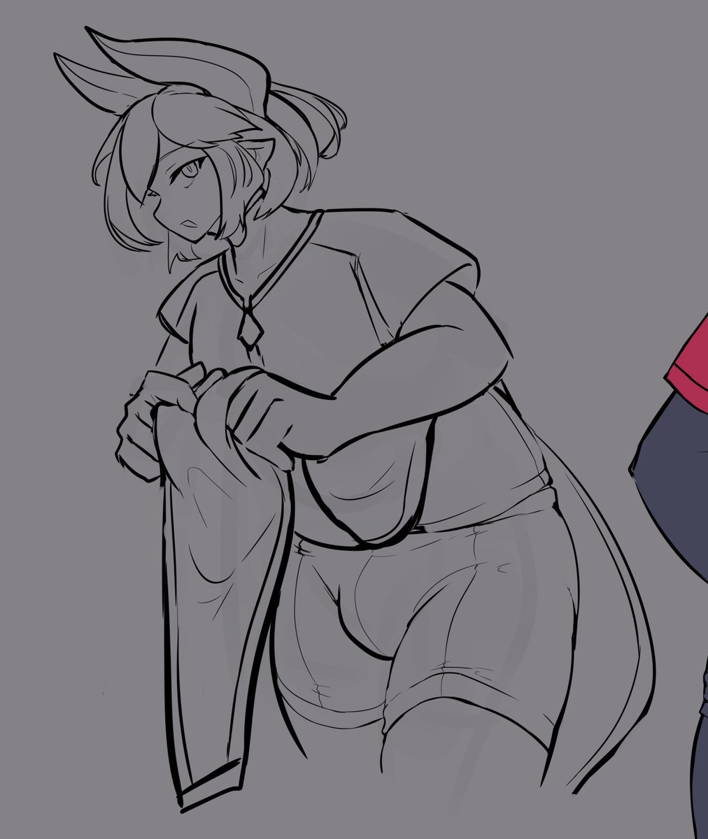 最近この描き方で描くのがめっちゃマイブーム 