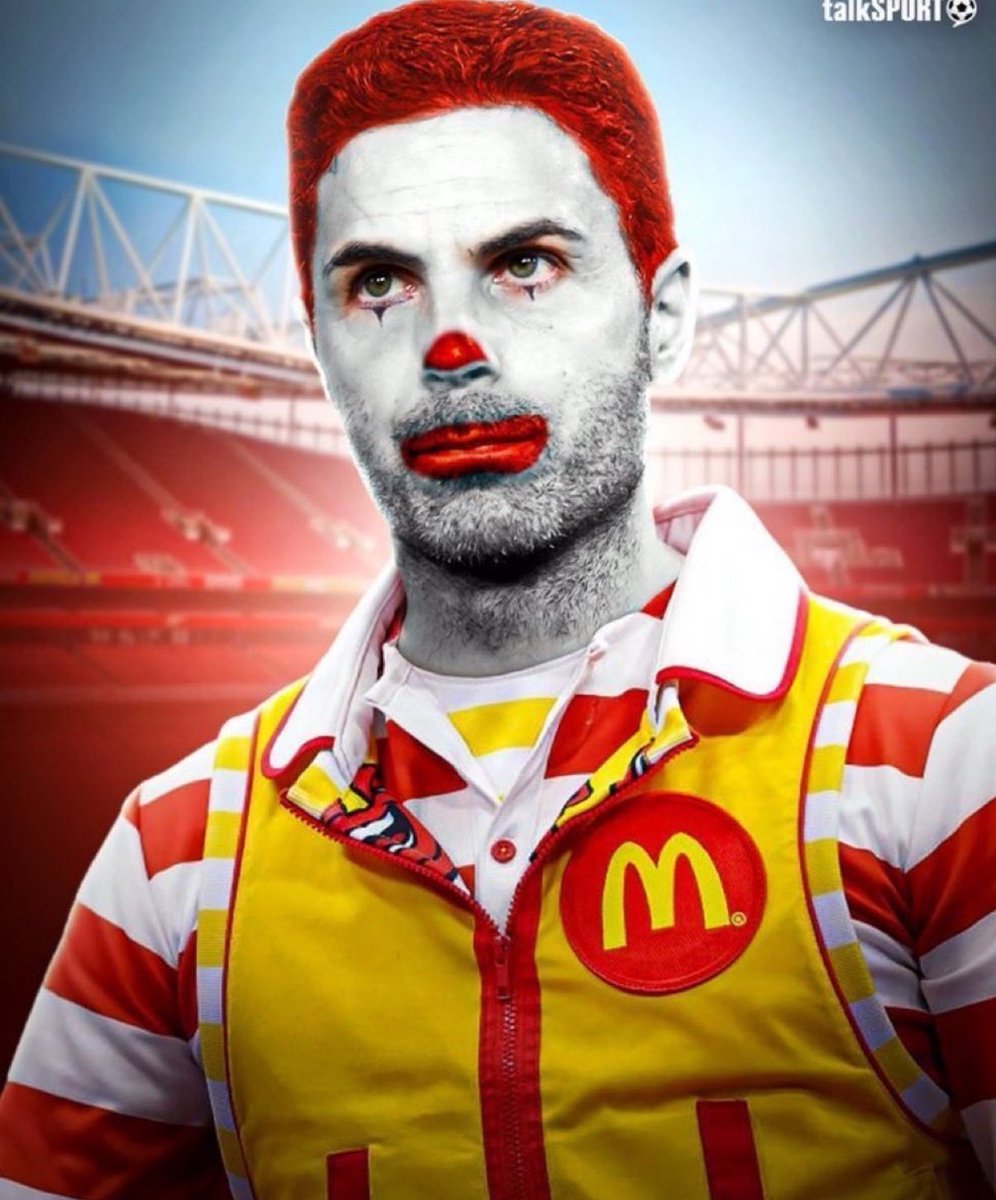 KHAFC20's tweet image. SACK THIS FUCKING CLOWN!!!

Four titles bottled 1B spent won fuck all worst manager in arsenal history 

#Artetaout