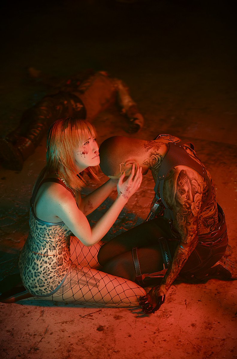 "Last Kiss Goodnight"
#Cyberpunk2077 
#Cyberpunk2077PhotoMode
#VirtualPhotography 
#VGPUnite 
#VGPWednesday
#Sadness