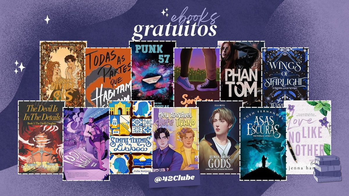 ☕︎ E-books GRATUITOS hj 18/02 
                                          — a thread 💜