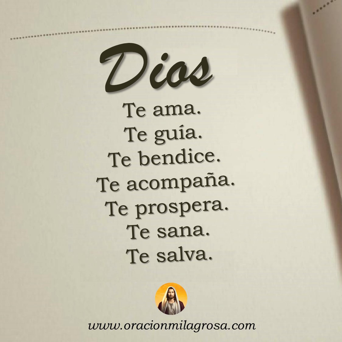 7 COSAS QUE DIOS QUIERE QUE RECUERDES: Existen 7 cosas que DIOS quiere que recuerdes; mantenerlas en tu mente te ayudará a vivir una vida más tranquila, más bendecida, más feliz y mucho más agradable al Señor, ¿quieres sabes cuáles son?

Descúbrelas en: oracionmilagrosa.com/2016/04/dios.h… ✨