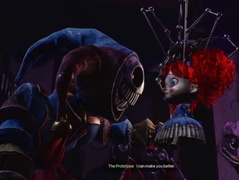 Poppy and Prototype basically being immortals who don't age and don't need nourishment makes their dynamic so interesting

Prototype is incredibly selfish his Heaven was promised to him and he will stop at nothing to get it because that's what he wants for his lifespan