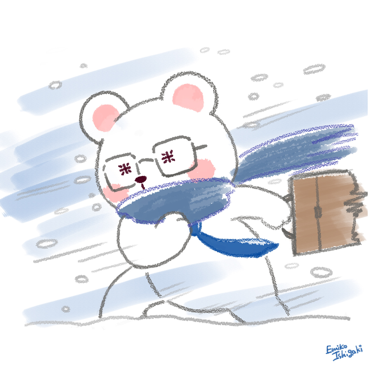 息子が通う中学校は本日暴風雪で臨時休校となりました…
#札幌