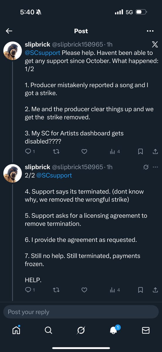 slipbrick150965's tweet photo. @SCsupport This is the situation… Havent gotten any help since october. https://t.co/FT1xbbEefE