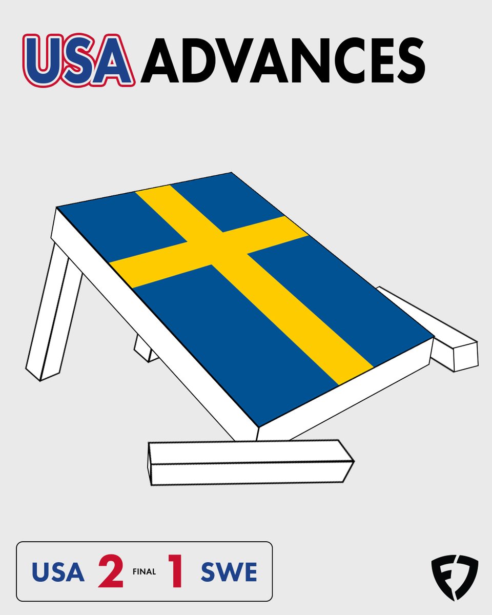 No instructions needed for this W 😤

USA TAKES DOWN SWEDEN! 🇺🇸