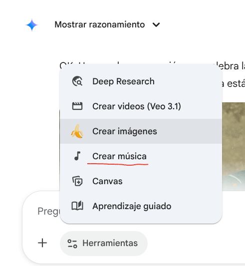 No les quiero enamorar, pero Gemini Pro ya nos puede acompañar a crear música...