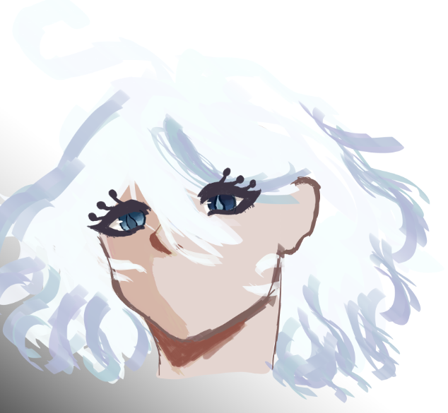 got board and said f it and try to paint a random doodle for practice and experimental reasons.