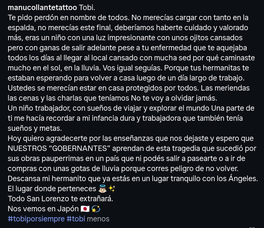 José tweet media